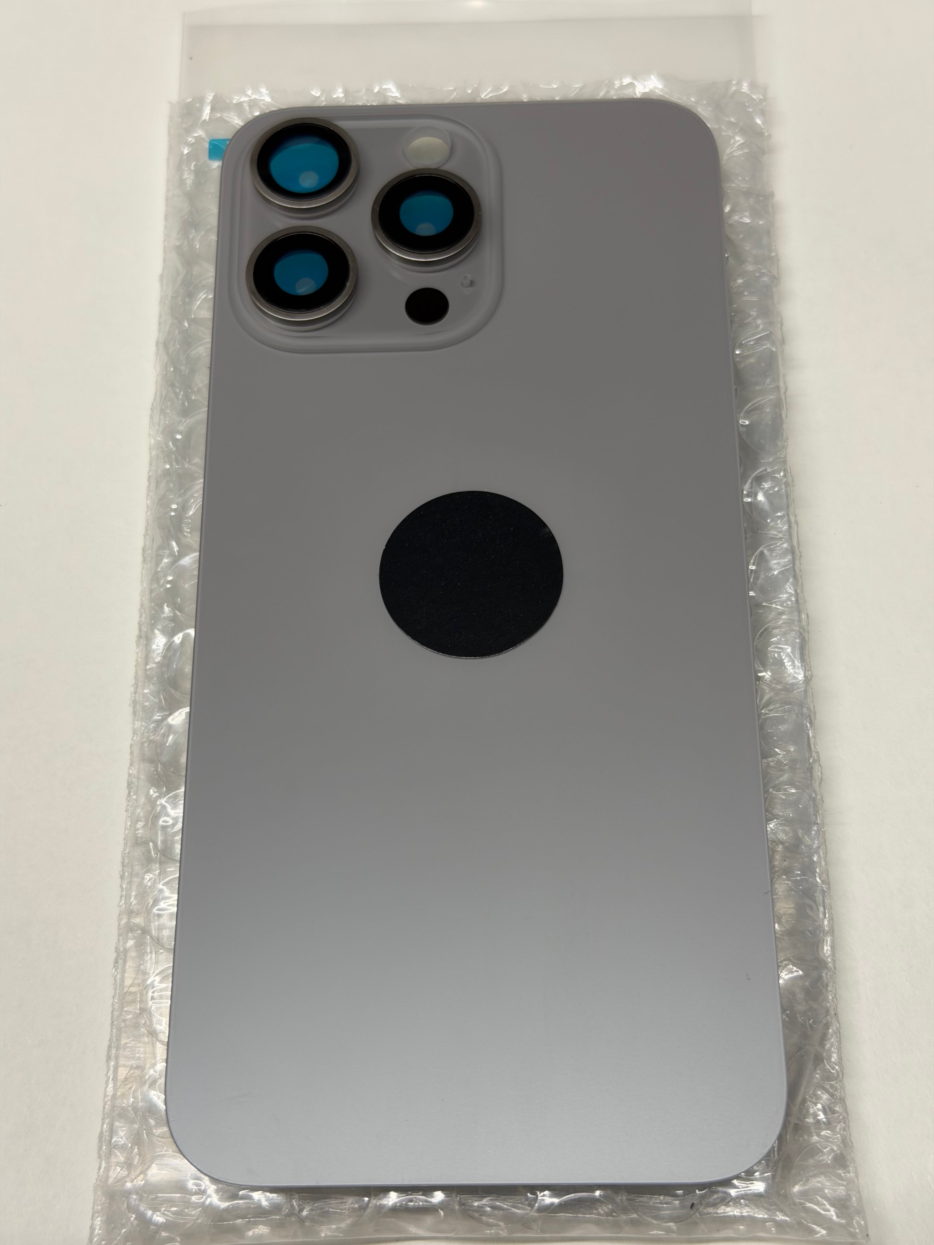 Vitre arrière Phone - Verre trempé de remplacement avec logo