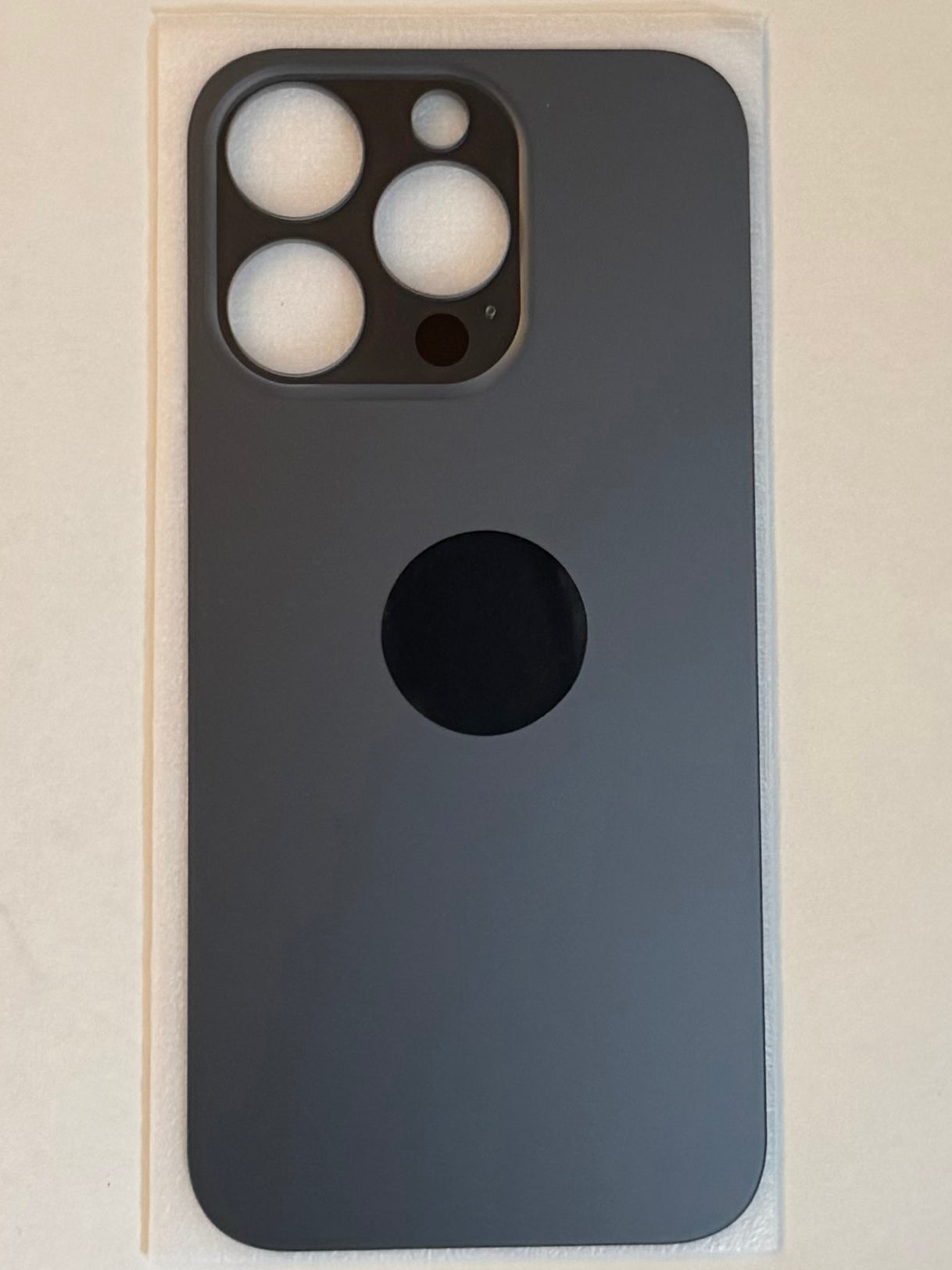 Vitre arrière Phone - Verre trempé de remplacement avec logo