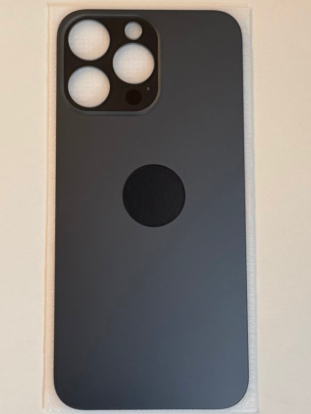 Vitre arrière Phone - Verre trempé de remplacement avec logo