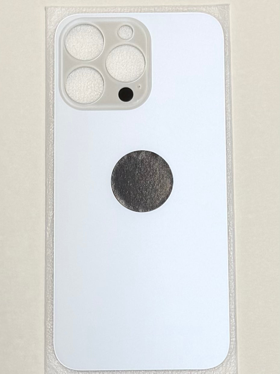 Vitre arrière Phone - Verre trempé de remplacement avec logo