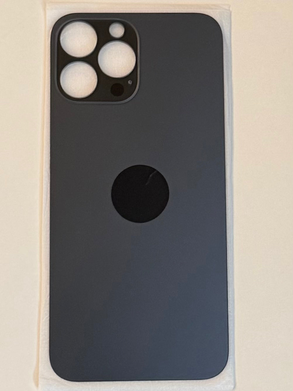 Vitre arrière Phone - Verre trempé de remplacement avec logo